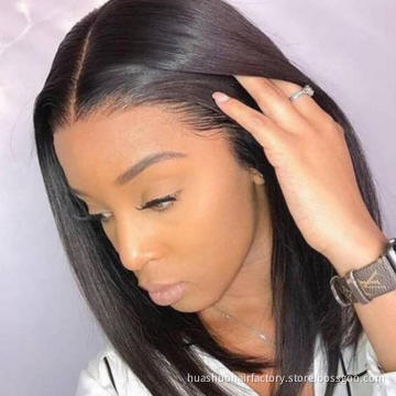 Natural Color Lace Front Wigs For Black Women Brazilian Virgin Hair Suppliers 100%  Human Hair Wig